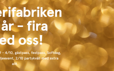 25 års jubileum på Friskis & Svettis i Ängelholm den 3 oktober 9.30-11.00