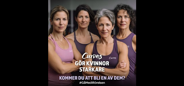 Besök oss på Curves Helsingborg den 29 oktober 08.00-11.00