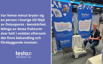 Nyhet på testadinaben.nu. Paketerbjudande med bentäthetsmätning och föreläsning om osteoporos